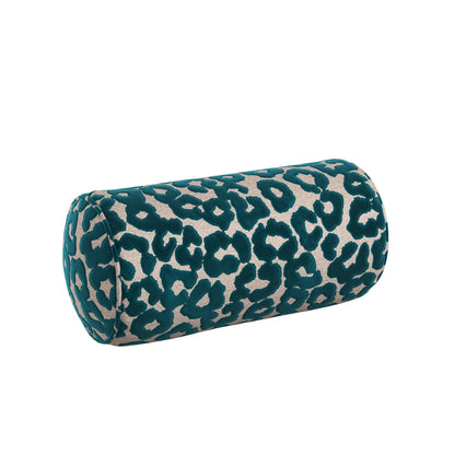 Elvira Neckroll Pillow: Blue Smoke - Decor Addict, LLC