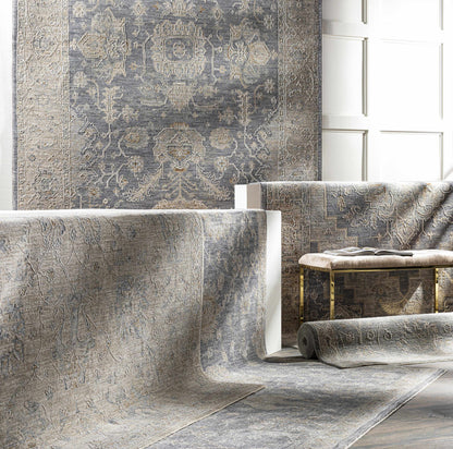 Monterey Gray Persian Rug - Decor Addict, LLC