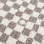 Kieu Taupe Checkered Area Rug - Decor Addict, LLC