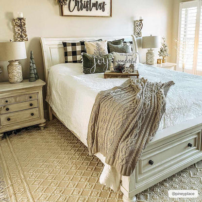 Brothers Beige Wool&Cotton Rug - Decor Addict, LLC