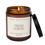 Fresh Coffee Soy Candle - Amber Jar - 9 oz