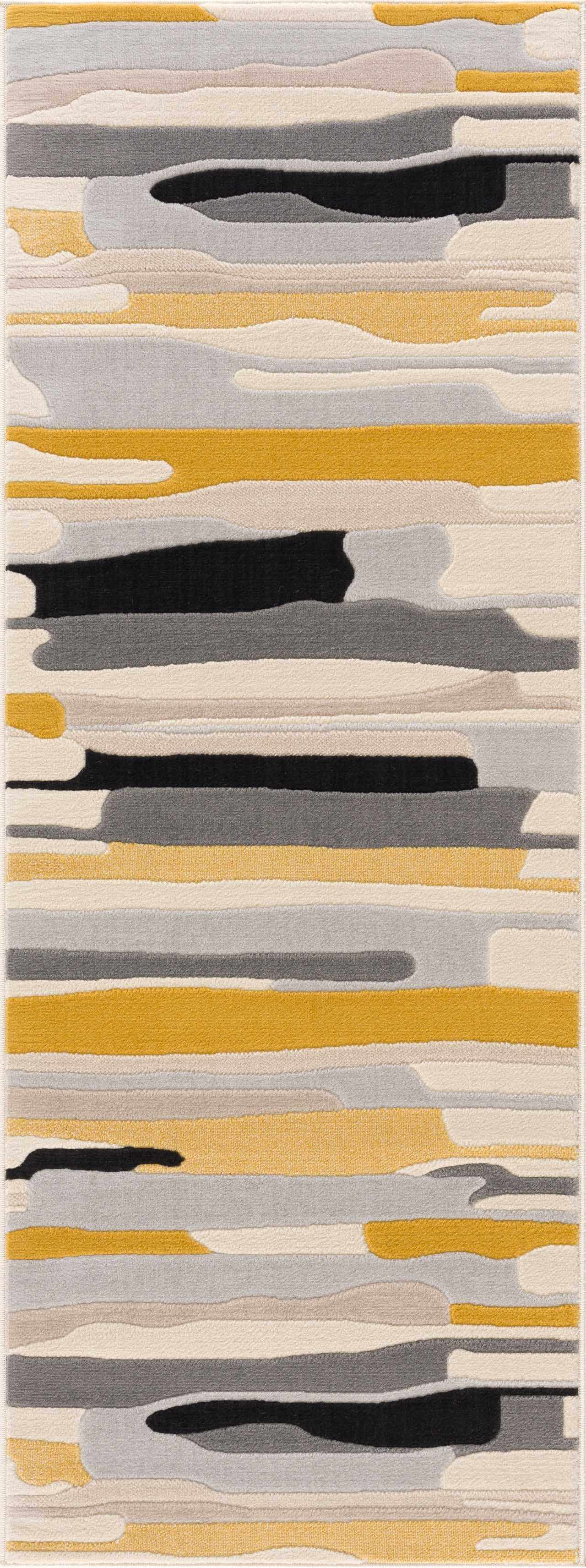 Southfields Mustard Area Rug - Decor Addict, LLC
