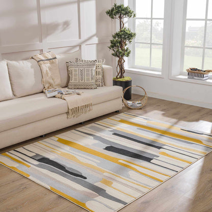 Southfields Mustard Area Rug - Decor Addict, LLC