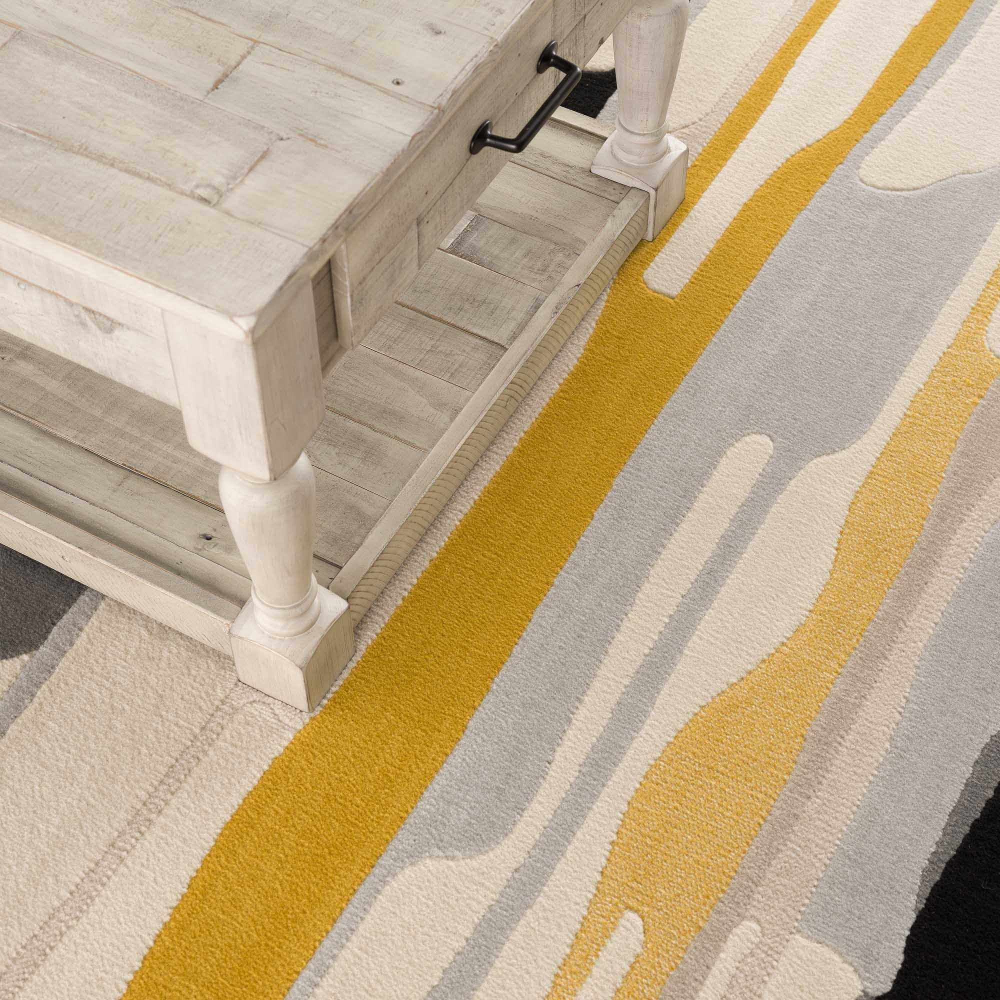 Southfields Mustard Area Rug - Decor Addict, LLC