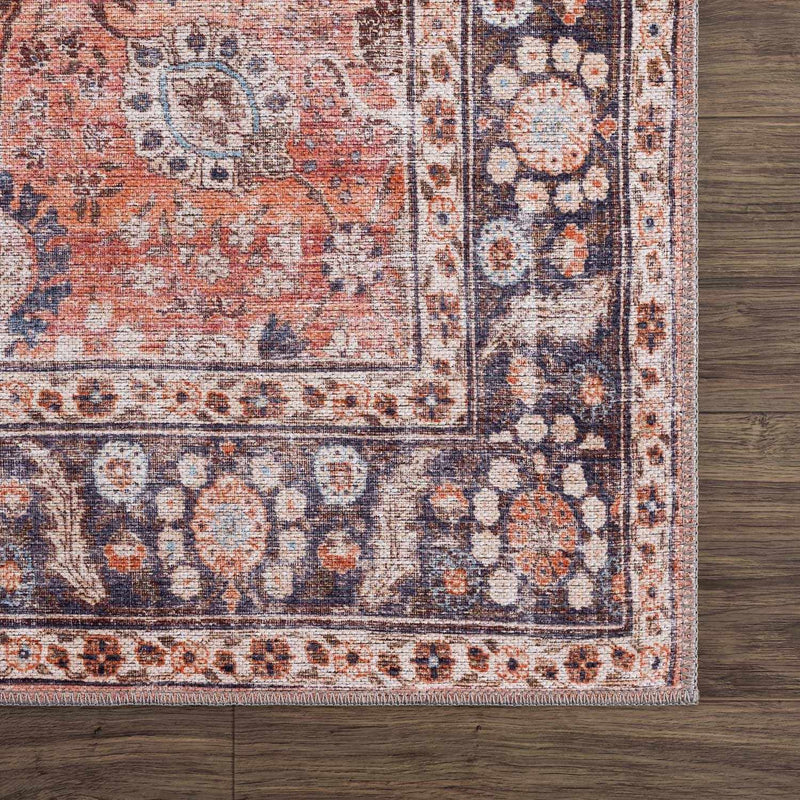 Ganyangan Red Washable Rug - Decor Addict, LLC