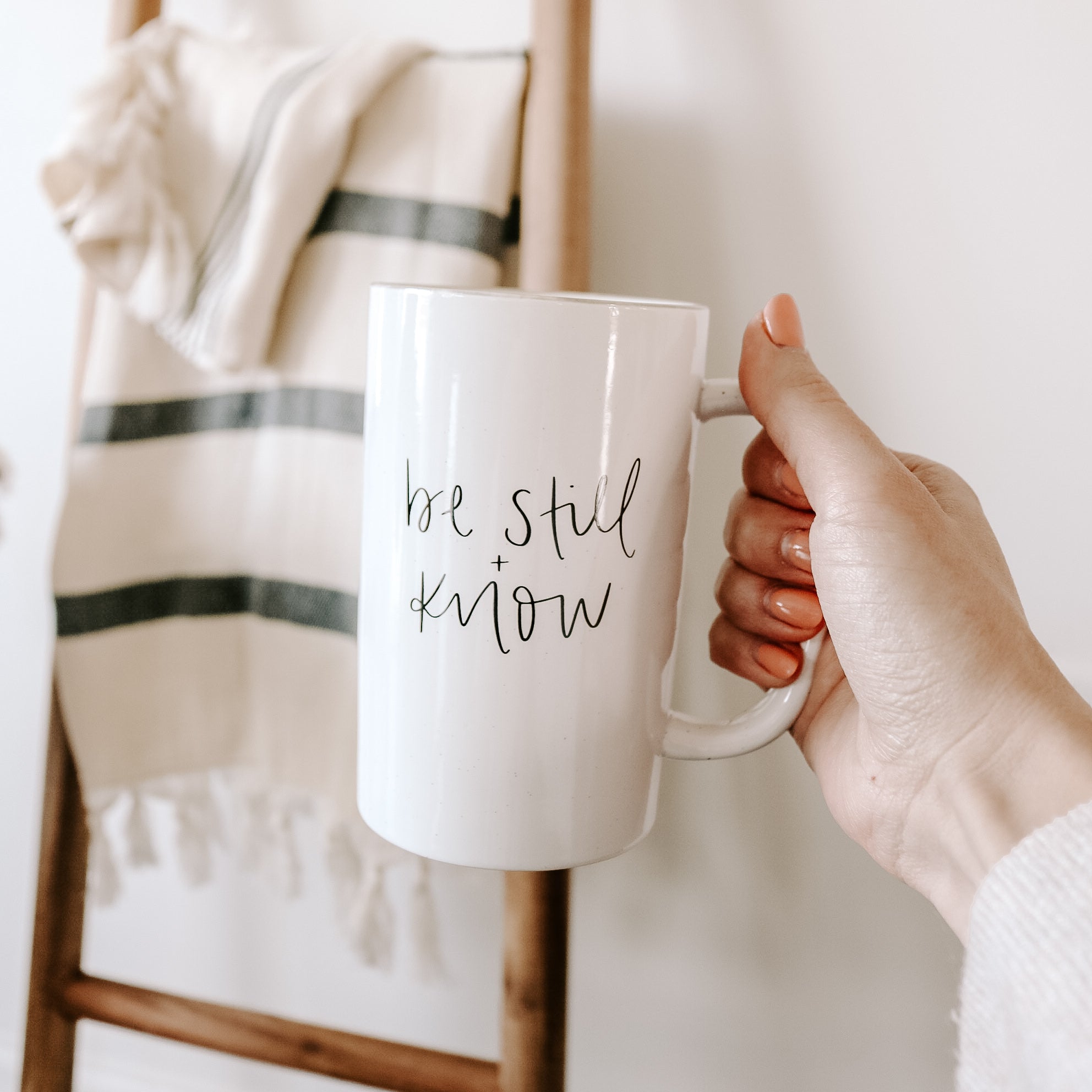 Be Still and Know 16oz. Tall Coffee Mug - Decor Addict, LLC