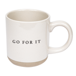 Go For It 14oz. Stoneware Coffee Mug