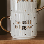 Be Still and Know 17oz. Tile Coffee Mug