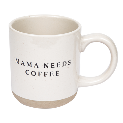 Mama Needs 14oz. Coffee Stoneware Coffee Mug - Decor Addict, LLC