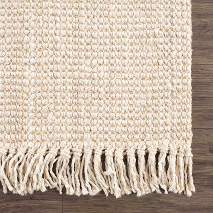 Senneterre Bleached Jute Rug - Decor Addict, LLC