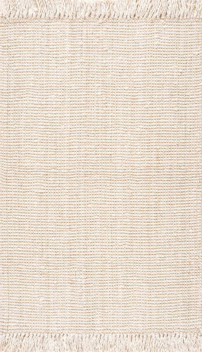 Senneterre Bleached Jute Rug - Decor Addict, LLC