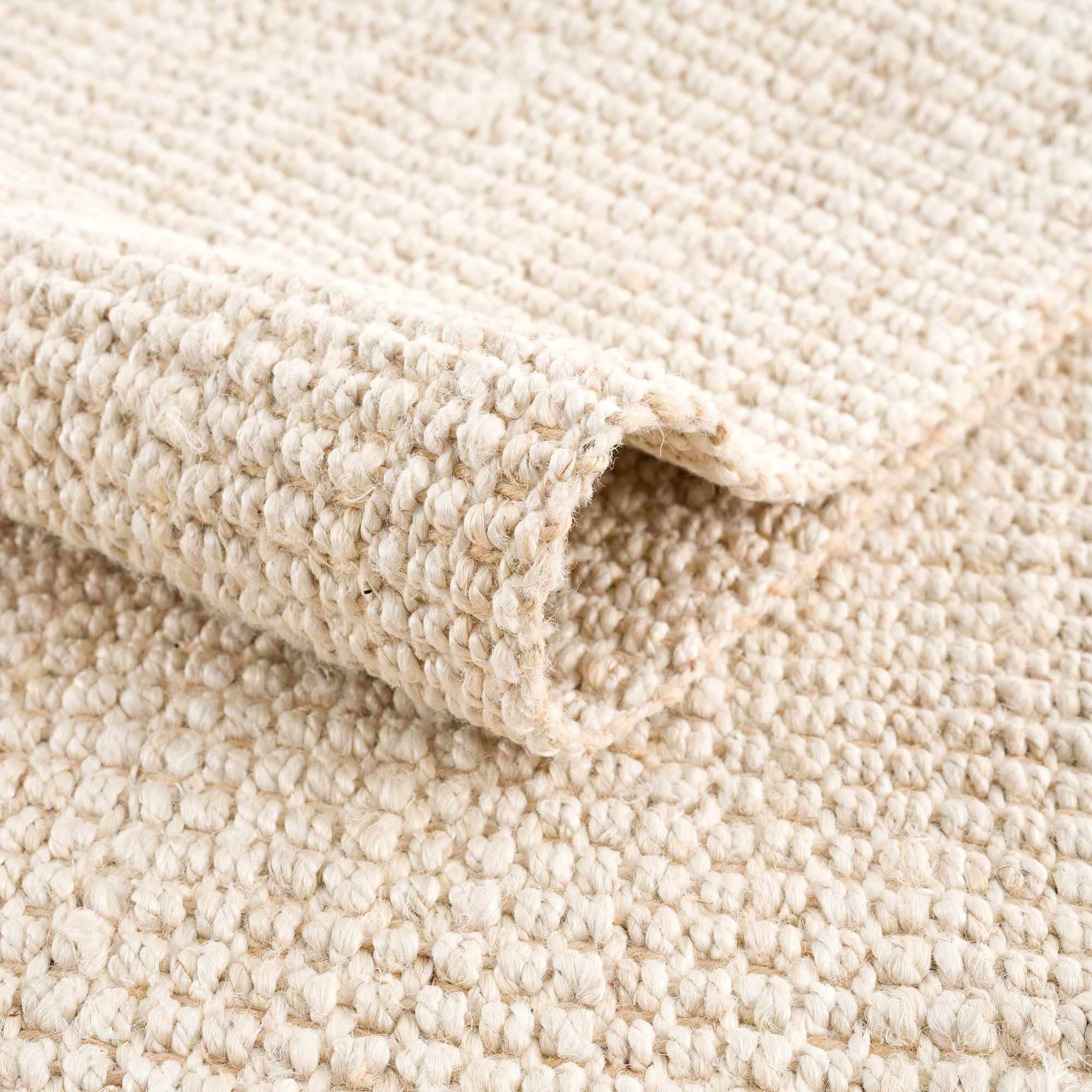 Senneterre Bleached Jute Rug - Decor Addict, LLC