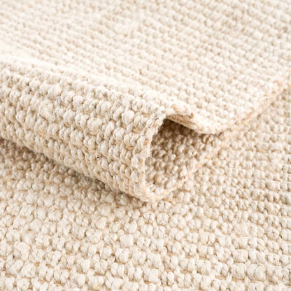 Senneterre Bleached Jute Rug - Decor Addict, LLC
