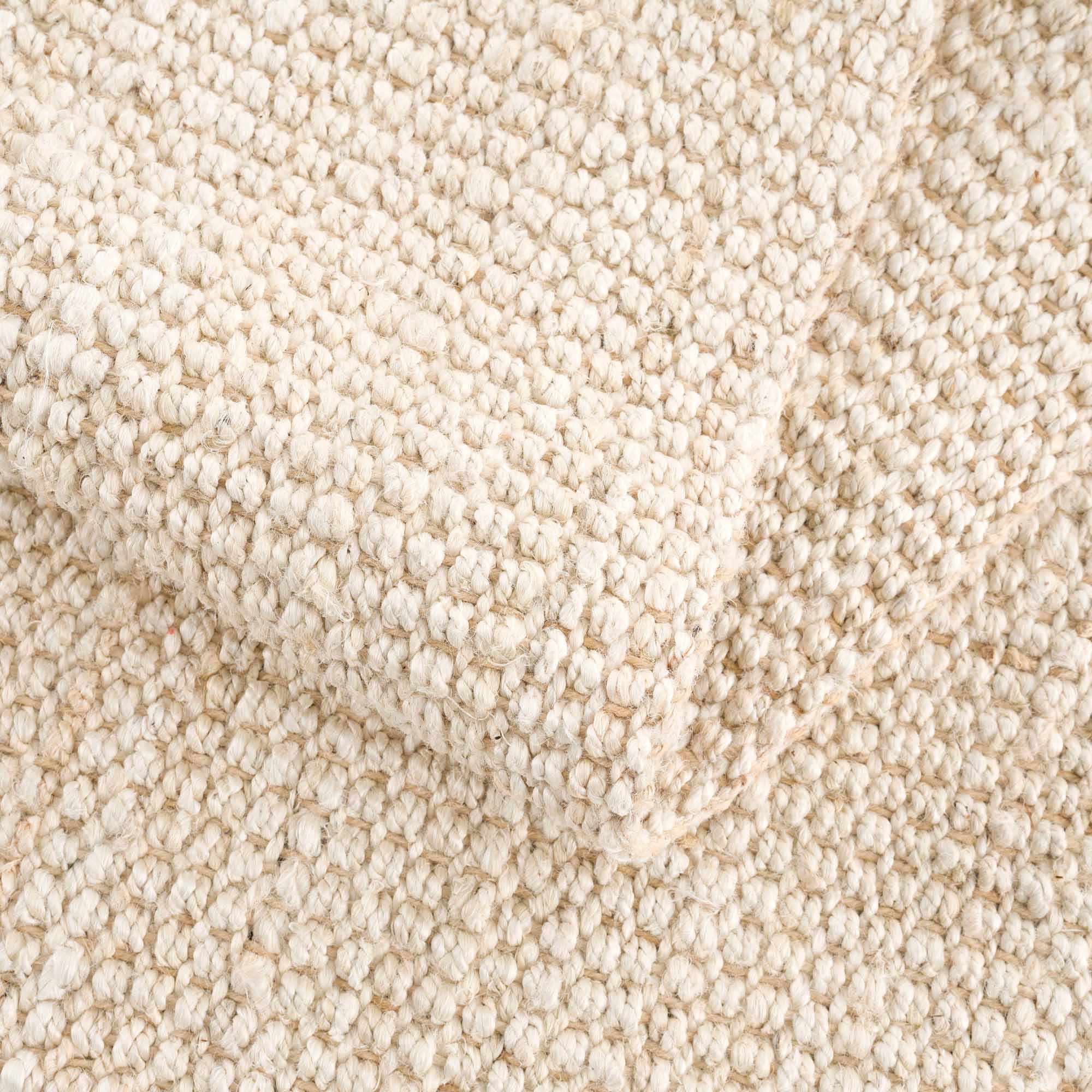 Senneterre Bleached Jute Rug - Decor Addict, LLC