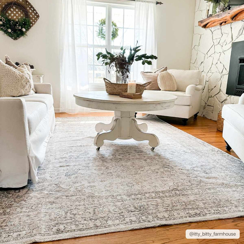 Cream Holi-2301 Washable Area Rug - Decor Addict, LLC