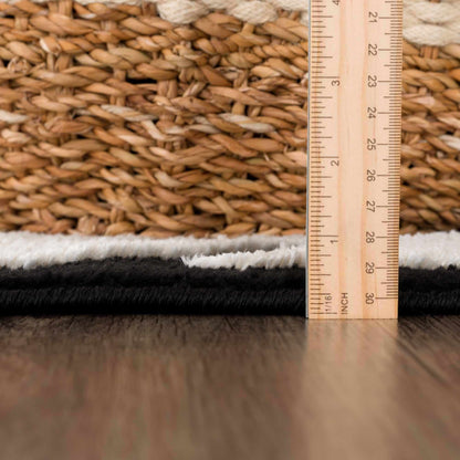 Azana Black & White Area Rug - Decor Addict, LLC