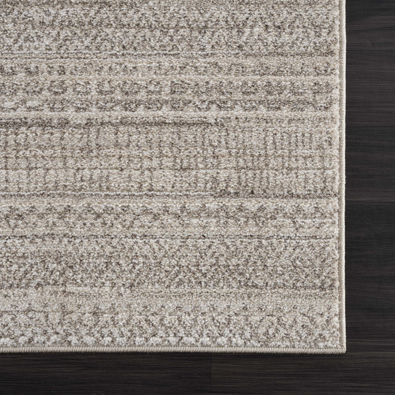 Nate Beige Tribal High Pile Carpet - Decor Addict, LLC