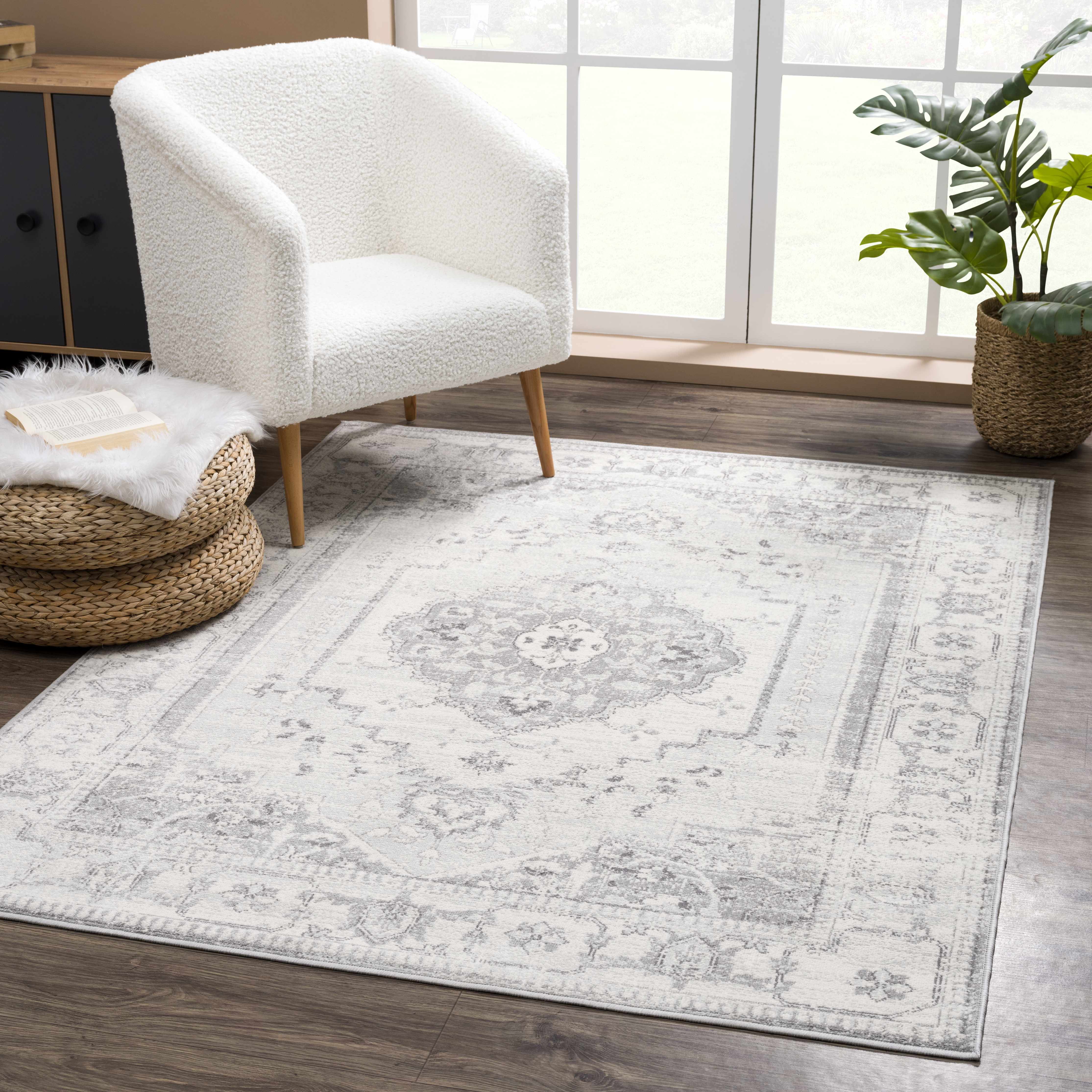Tigried Ivory & Gray 2315 Area Rug - Decor Addict, LLC