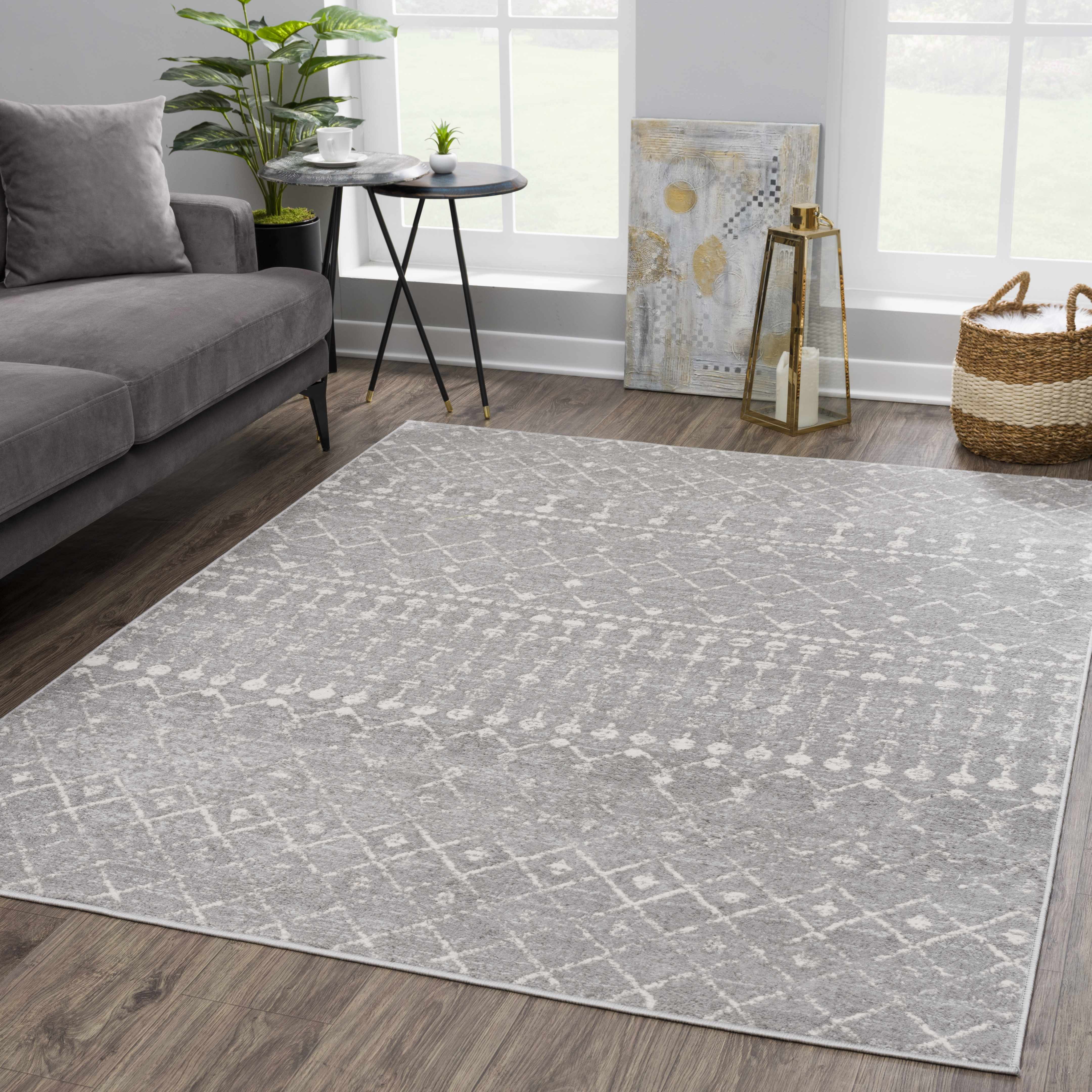 Tigrican Light Gray 2334 Area Rug - Decor Addict, LLC