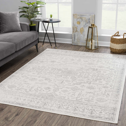 Tigried Ivory & Gray 2323 Area Rug - Decor Addict, LLC