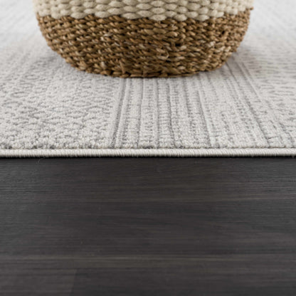 Tigri Aztec Ivory & Gray 2318 Area Rug - Decor Addict, LLC