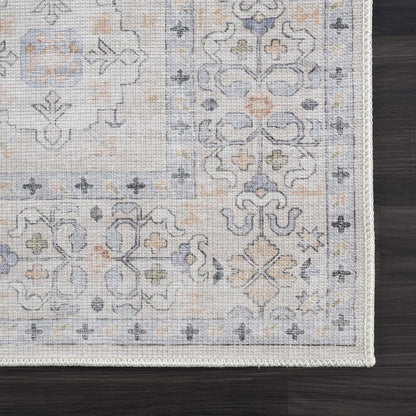 Beige Beckett Vintage Washable Area Rug - Decor Addict, LLC