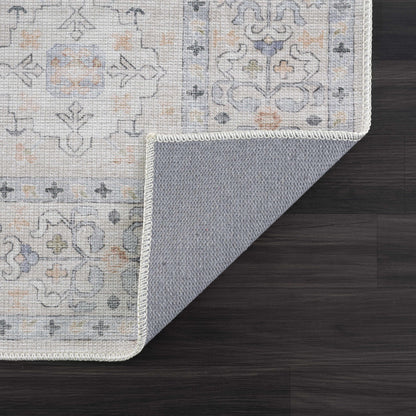 Beige Beckett Vintage Washable Area Rug - Decor Addict, LLC