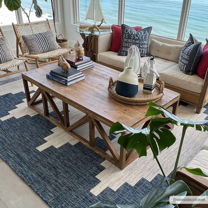Djugun Navy Area Rug - Decor Addict, LLC