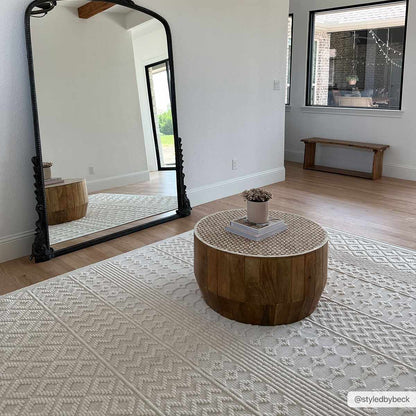 Drago White Washable Area Rug - Decor Addict, LLC