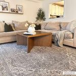 Dusty Sage Greenpoint Medallion Washable Area Rug - Decor Addict, LLC