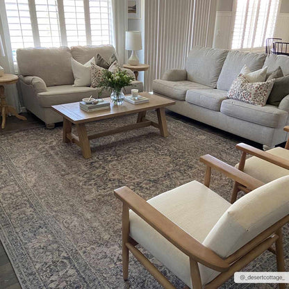 Dusty Sage Greenpoint Medallion Washable Area Rug - Decor Addict, LLC