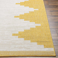 Djugun Yellow Outdoor Rug - Decor Addict, LLC