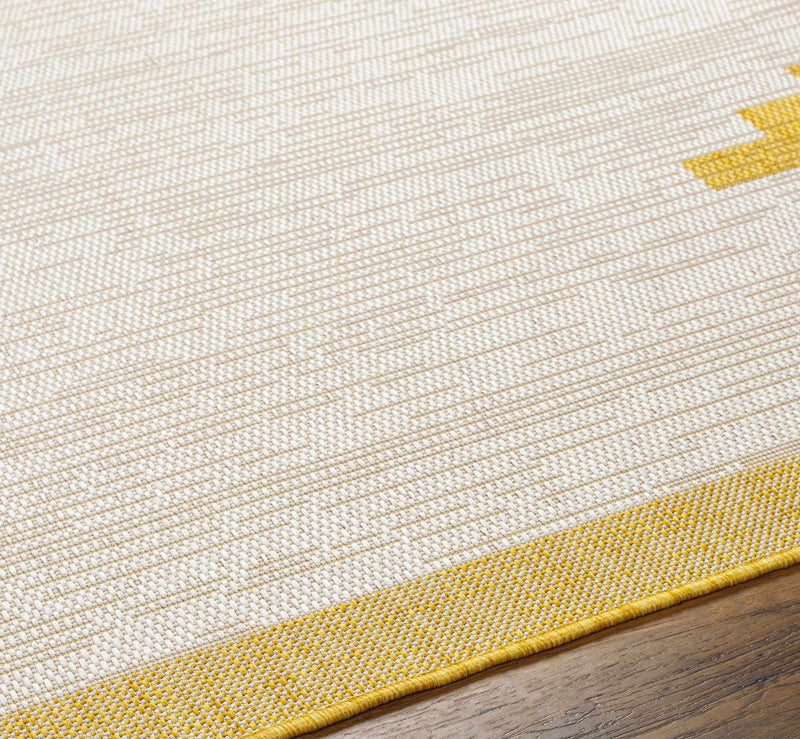 Djugun Yellow Outdoor Rug - Decor Addict, LLC