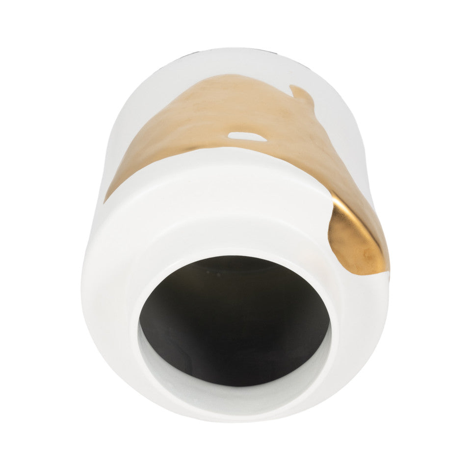 10" Procida Small Vase, White - Decor Addict, LLC