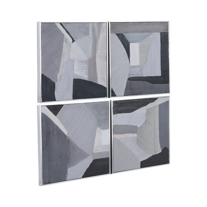 Set of 4 - 20X20 Triana Hand painted abstract Wall Art - Decor Addict, LLC