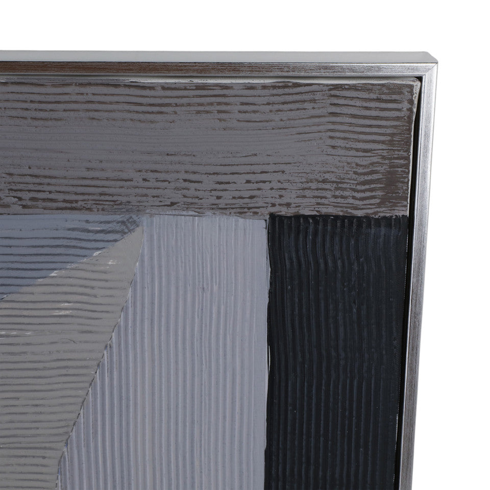 20x20 Triana Hand Painted Abstract Wall Art - Thumbnail 4