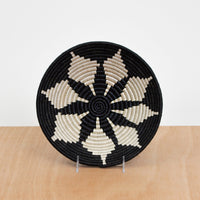 10" Medium Black Hope Round Basket - Decor Addict, LLC