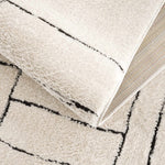 Keats Black & White Area Rug - Decor Addict, LLC