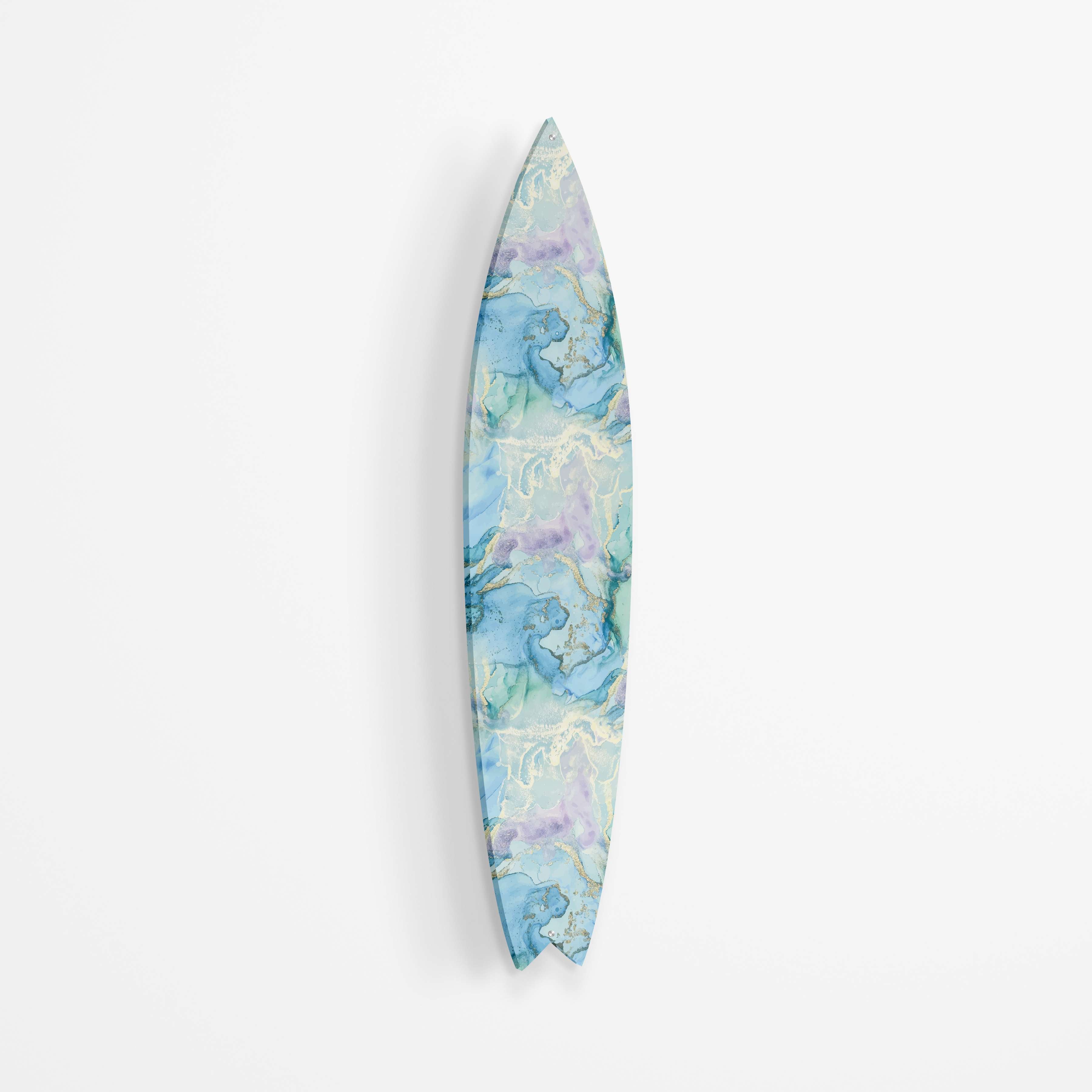 Abstract Marble Acrylic Surfboard Wall Art - Decor Addict, LLC
