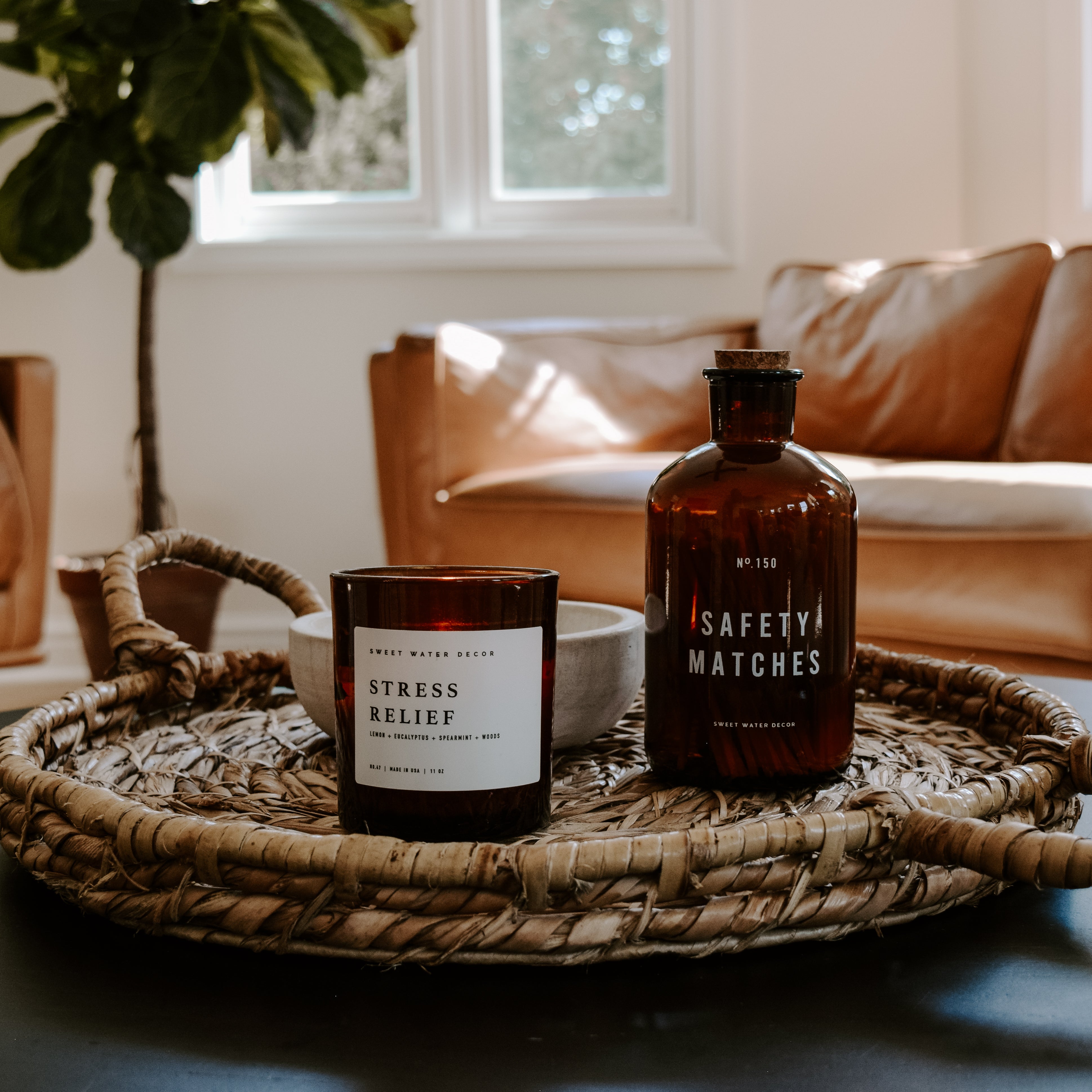 White Tip Large Amber Apothecary Safety Matches - 150 Count, 4" - Decor Addict, LLC