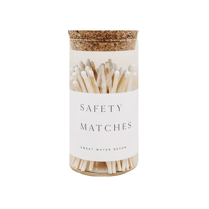 White Tip Medium Hearth Matches - 100 Count, 4" - Decor Addict, LLC
