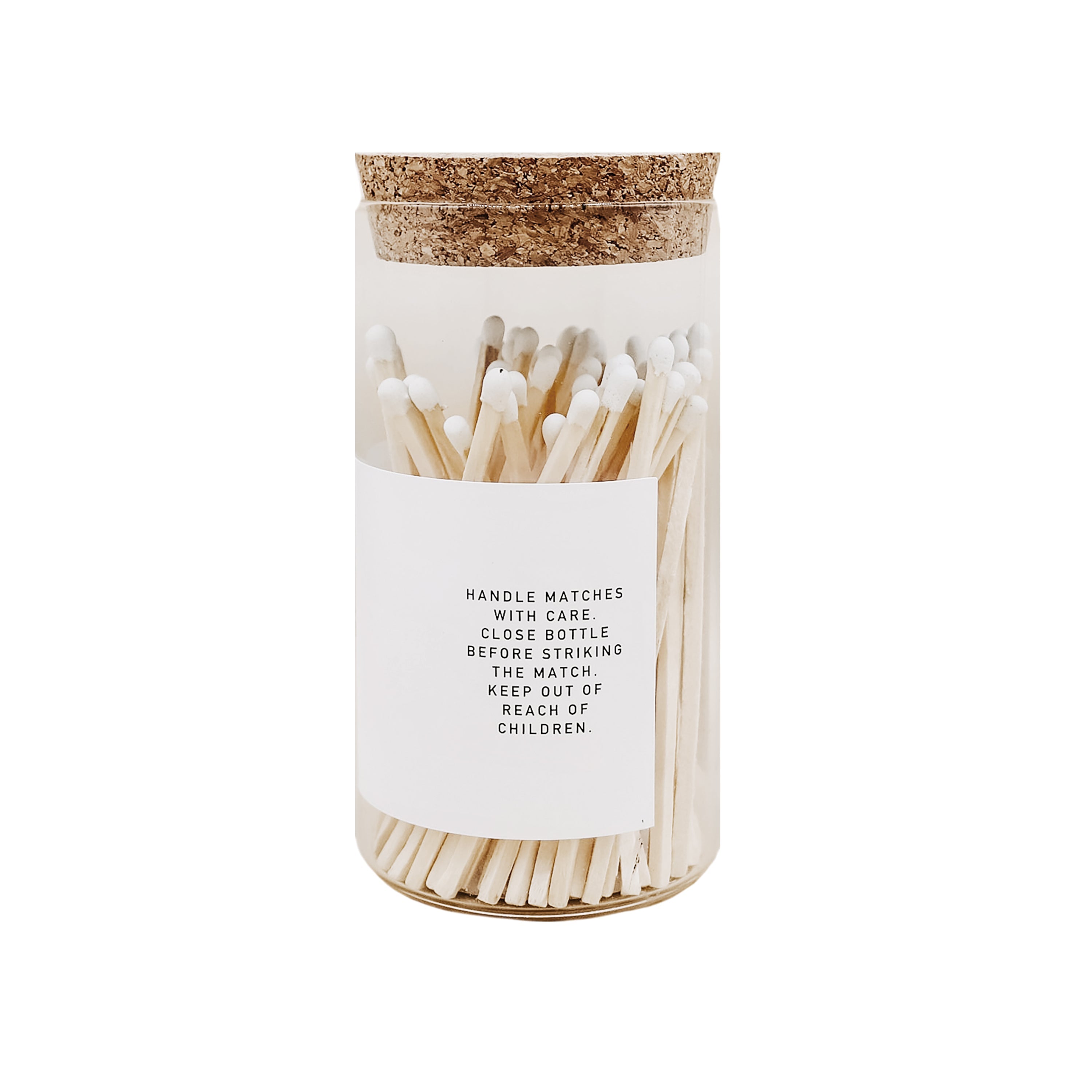 White Tip Medium Hearth Matches - 100 Count, 4" - Decor Addict, LLC