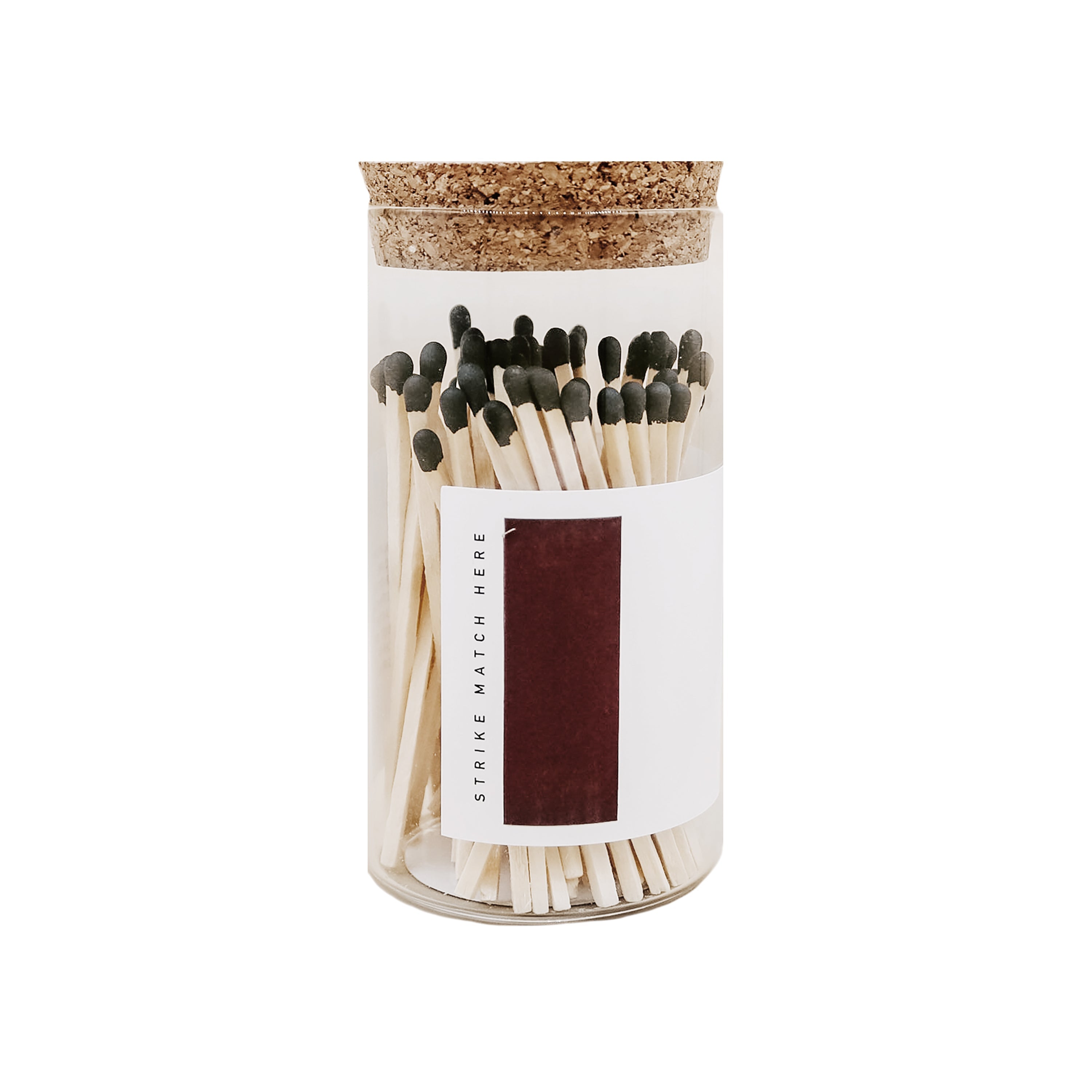 Black Tip Medium Hearth Matches - 100 Count, 4" - Decor Addict, LLC