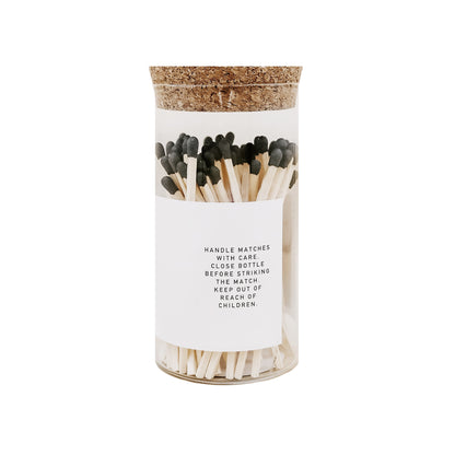 Black Tip Medium Hearth Matches - 100 Count, 4" - Decor Addict, LLC