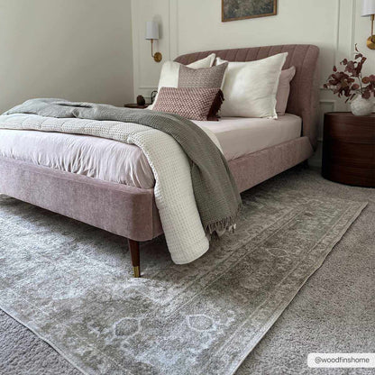 Gael Cream Washable Area Rug - Decor Addict, LLC