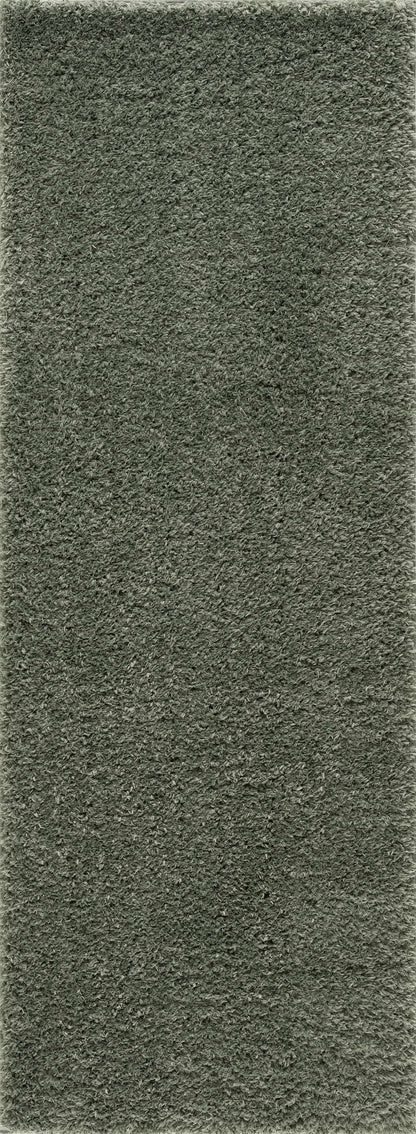 Faina Solid Green Shag Rug Washable - Decor Addict, LLC
