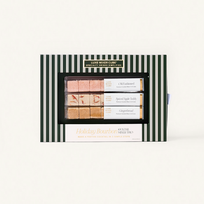 Holiday Bourbon Cocktail Mixer Trio - Decor Addict, LLC