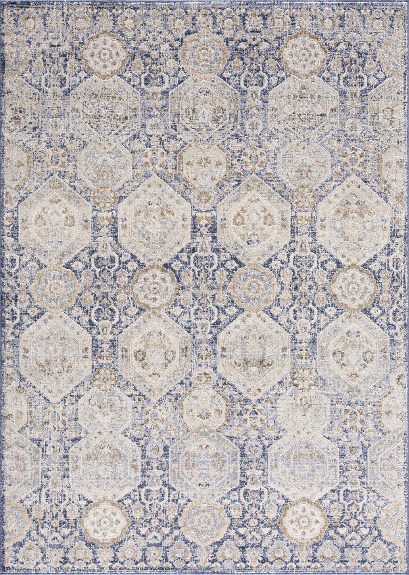 Parkerfield Blue Area Rug - Decor Addict, LLC
