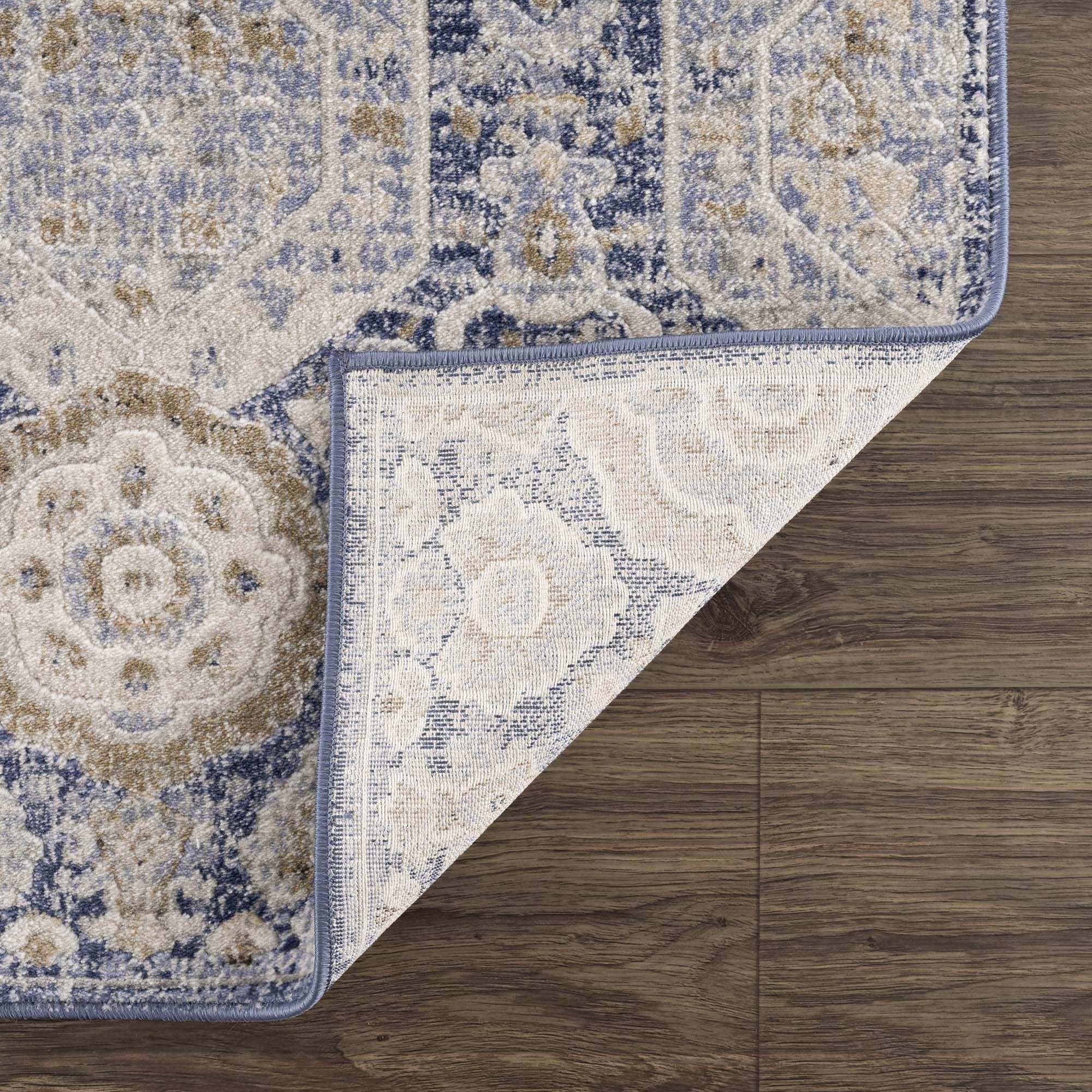 Parkerfield Blue Area Rug - Decor Addict, LLC