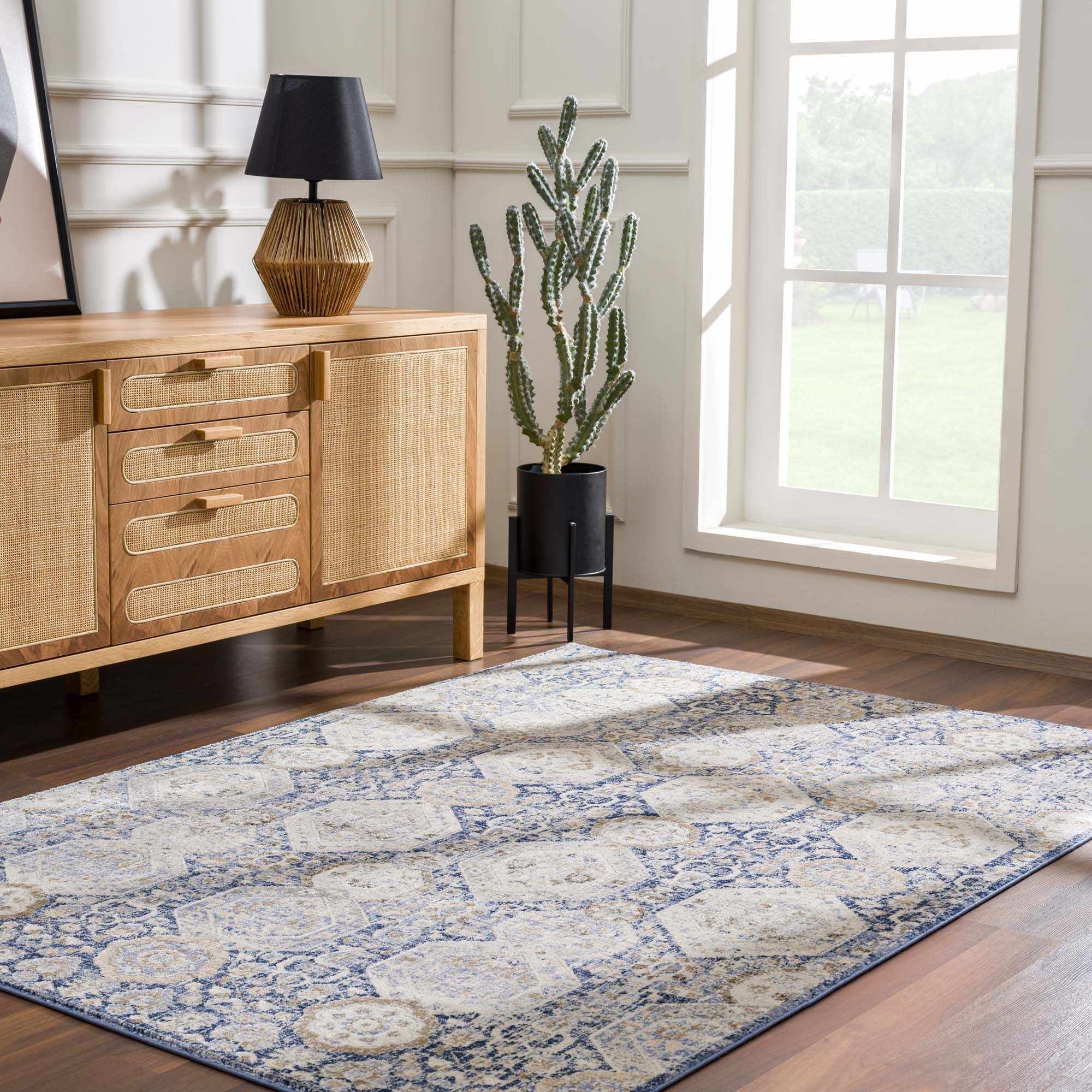 Parkerfield Blue Area Rug - Decor Addict, LLC